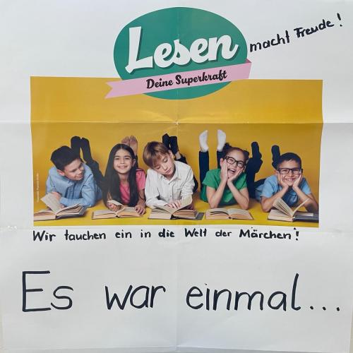 Plakat zum Vorlesetag