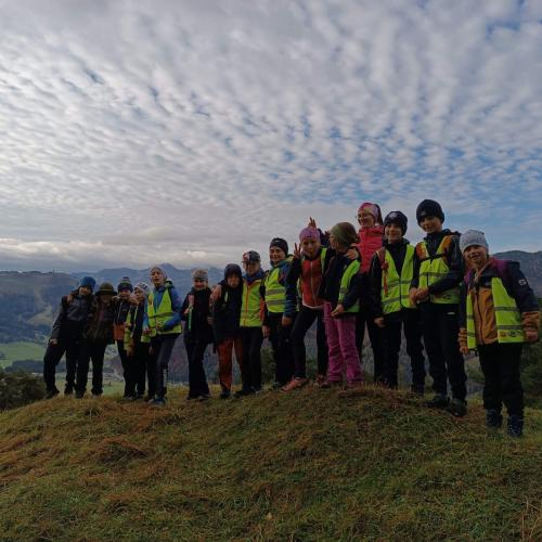 Kinder beim Wandertag