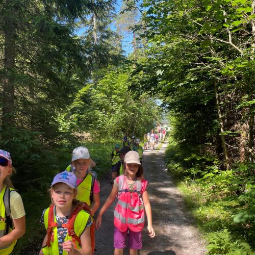 Beim Wandern zur Kneipanlage