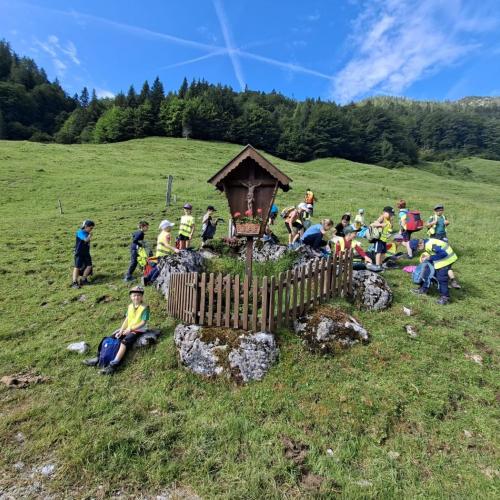 Kinder beim Wandern