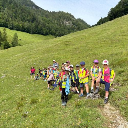 Kinder beim Wandern