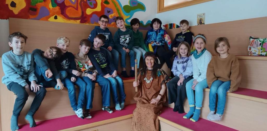 2. Klasse mit Uschi Krahbichler